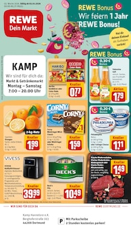 Aktueller REWE Prospekt "Dein Markt" für Dortmund Aktueller REWE Prospekt für Dortmund mit Seiten