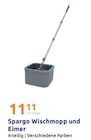 Wischmopp und Eimer von Spargo im aktuellen Action Prospekt für 11,11 €