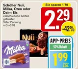 Nuii, Milka, Oreo oder Daim Eis im Angebot bei WEZ in Bad Oeynhausen Nuii, Milka, Oreo oder Daim Eis Angebote von Schöller bei WEZ Bad Oeynhausen für 1,99 €