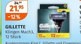 Klingen Mach3 im Angebot bei Müller in Wuppertal Klingen Mach3 Angebote von Gillette bei Müller Wuppertal für 21,95 €
