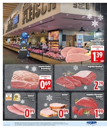 EDEKA Schweinefleisch im Prospekt 