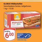 Wildlachsfilet Angebote von GLOBUS bei GLOBUS Homburg für 6,00 €
