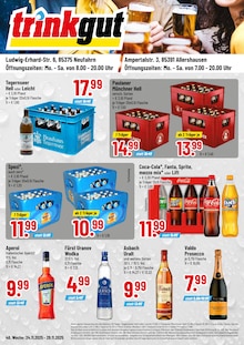 Aktueller Trinkgut Prospekt "Aktuelle Angebote" Seite 1 von 4 Seiten für Allershausen