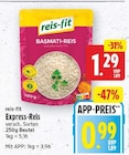 Express-Reis von reis-fit für 0,99 € bei E center im Angebot Express-Reis von reis-fit im aktuellen E center Prospekt