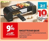 Raclette Duo à Auchan Supermarché dans Compeyre