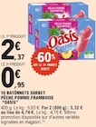 E.Leclerc Rosny-sous-Bois - Promo 10 batonnets sorbet peche pomme framboise Promo 10 batonnets sorbet peche pomme framboise à 0,95 € dans le catalogue E.Leclerc à Rosny-sous-Bois