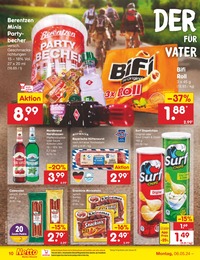 Rohwurst im Netto Marken-Discount Prospekt "Aktuelle Angebote" auf Seite 10