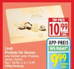 Pralinés für Kenner von Lindt für 9,99 € bei EDEKA im Angebot Pralinés für Kenner von Lindt im aktuellen EDEKA Prospekt