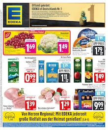 Äpfel im EDEKA Prospekt "Wir lieben Lebensmittel." mit 24 Seiten (München)