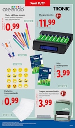 Prix et réduction Pile dans le prospectus Lidl en cours Offre Pile dans le catalogue Lidl du moment à la page 13