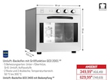 Aktuelle Backofen Angebote bei METRO in Duisburg Aktuelles Umluft-Backofen mit Grillfunktion GCO 2001 Angebot bei METRO in Duisburg ab 416,49 €