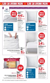 Promos Matelas dans le catalogue "LES 20 JOURS PLUS" de Hyper U Matelas en promo dans le catalogue Hyper U à la page 44