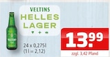 Helles Lager im Angebot bei Getränke Oase in Hamm Helles Lager Angebote von Veltins bei Getränke Oase Hamm für 13,99 €