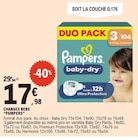 Changes bebe - PAMPERS en promo chez E.Leclerc Aulnay-sous-Bois à 17,98 €