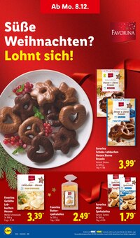 Lebkuchen im aktuellen Lidl Prospekt (Mainz) Lebkuchen im Lidl Prospekt "LIDL LOHNT SICH" mit 72 Seiten (Mainz)