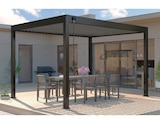 Pergola en aluminium lames orientables 3 X 3M en promo chez Brico Dépôt Argenteuil à 899,00 €