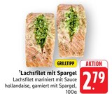 Lachsfilet mit Spargel im Angebot bei E center in Schorndorf Lachsfilet mit Spargel Angebote bei E center Schorndorf für 2,79 €