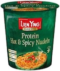 Protein Hot & Spicy Nudeln Angebote von Lien Ying bei REWE Hamburg für 2,29 €