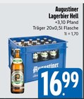 Lagerbier Hell im EDEKA Prospekt Lagerbier Hell von Augustiner im aktuellen EDEKA Prospekt für 16,99 €