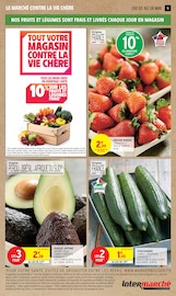 Promos Concombre dans le catalogue "TOUT VOTRE MAGASIN CONTRE LA VIE CHÈRE" de Intermarché à la page 5