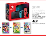 Console switch + 1 jeu au choix - NINTENDO en promo chez E.Leclerc Bergerac à 310,25 €