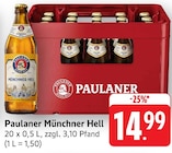 EDEKA - Münchner Hell Angebot im Prospekt Münchner Hell bei EDEKA im Prospekt "" für 14,99 €