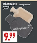 WÄRMFLASCHE im Angebot bei Marktkauf in Düsseldorf WÄRMFLASCHE Angebote von Lieblingsmensch bei Marktkauf Düsseldorf für 9,99 €