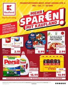 Cola im Kaufland Prospekt "Aktuelle Angebote" mit 56 Seiten (Frankfurt (Oder))