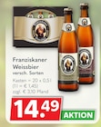 Franziskaner im Angebot bei Getränkeland in Rostock Franziskaner Angebote bei Getränkeland Rostock für 14,49 €