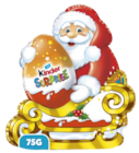 Moulage avec surprise père noël - KINDER en promo chez Lidl Chelles à 1,99 €