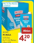 H-Milch im Angebot bei ALDI SÜD in Kaarst H-Milch Angebote von MILSANI bei ALDI SÜD Kaarst für 4,20 €