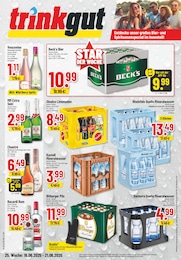 Aktueller Trinkgut GetrĂ€nkemĂ€rkte Prospekt fĂŒr Bottrop 16.06.2025 - 21.06.2025 Trinkgut Prospekt fĂŒr Bottrop mit 10 Seiten