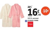 Peignoir Femme - TISSAIA en promo chez E.Leclerc Versailles à 16,95 €