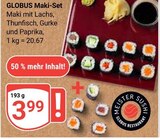 Aktuelles Maki-Set Angebot bei GLOBUS in Mannheim ab 3,99 €