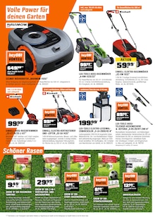 Rasenmäher im OBI Prospekt "WIR FEIERN, DU SPARST!" mit 24 Seiten (Hildesheim)