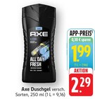Duschgel im Angebot bei E center in Göppingen Duschgel Angebote von Axe bei E center Göppingen für 1,99 €