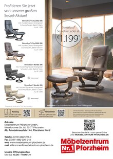 Relaxsessel im aktuellen Möbelzentrum Pforzheim Prospekt (Heilbronn) Relaxsessel im Möbelzentrum Pforzheim Prospekt "STRESSLESS" mit 8 Seiten (Heilbronn)