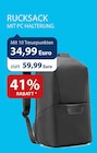 Rucksack mit PC Halterung Angebote bei Trinkgut Osnabrück für 34,99 €