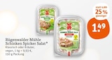 Schinken Spicker Salat Angebote von Rügenwalder Mühle bei tegut Göttingen für 1,49 €