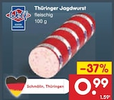 Netto Marken-Discount - Thüringer Jagdwurst Angebot im Prospekt Thüringer Jagdwurst bei Netto Marken-Discount im Prospekt "" für 0,99 €