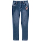 Mädchen Skinny-Jeans mit Pailletten Angebote bei Ernstings family Detmold für 17,99 €