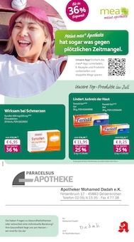 Aktueller mea - meine apotheke Prospekt "Unsere Juli-Angebote" für Gelsenkirchen Aktueller mea - meine apotheke Prospekt für Gelsenkirchen mit Seiten