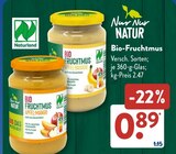 Aktuelles Bio-Fruchtmus Angebot bei ALDI SÜD in Freiburg (Breisgau) ab 0,89 €