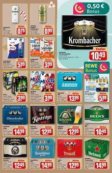 Krombacher im aktuellen REWE Prospekt (Amberg) Krombacher im REWE Prospekt "Dein Markt" mit 26 Seiten (Amberg)