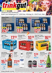 Trinkgut Discounter Prospekt der aktuellen Woche mit 4 Seiten, gültig von 09.02.2026 bis 14.02.2026, in Willmering und Umgebung Aktueller Trinkgut Discounter Prospekt in Willmering und Umgebung, "Aktuelle Angebote" mit 4 Seiten, 09.02.2026 - 14.02.2026