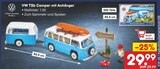 VW T2b Camper mit Anhänger von Volkswagen im aktuellen Netto Marken-Discount Prospekt für 29,99 €