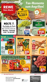 Aktueller REWE Prospekt "Dein Markt" für Dortmund Aktueller REWE Prospekt für Dortmund mit Seiten