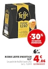 Biere prestige 8,5° - Leffe en promo chez U Express Garges-lès-Gonesse à 4,86 €