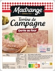 Terrine de campagne dorée au four - MADRANGE en promo chez Intermarché Super Villenave-d'Ornon à 0,82 €