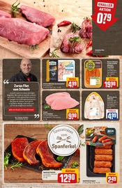 Aktueller REWE Prospekt mit Schweinefleisch, "Dein Markt", Seite 8